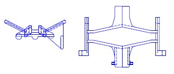 CRADLE, M5B WEIGHT, 4 POINT