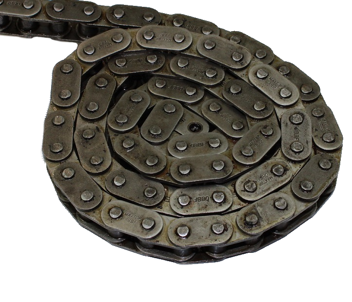 CHAIN, 08B BLACK FLAT SIDEBAR