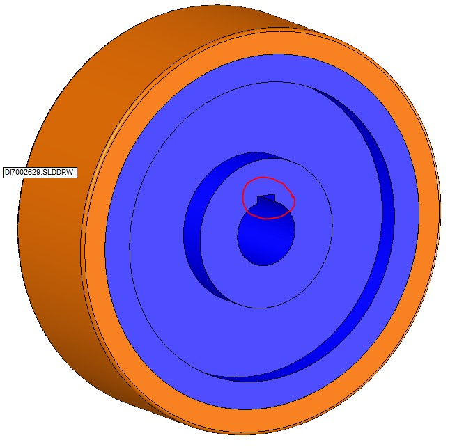 Domino Main Wheel (Old Design)