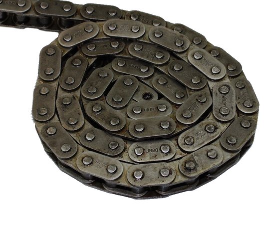 CHAIN, 08B BLACK FLAT SIDEBAR