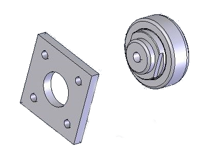 WHEEL, D70/L42 M.12 INT, Domino